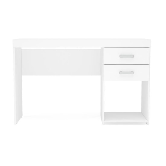 Escrivaninha 120Cm Politorno Malta 2 G Branco Escrivaninha 120Cm Politorno Malta 2 G Branco