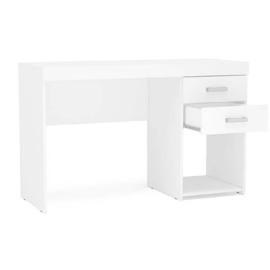 Escrivaninha 120Cm Politorno Malta 2 G Branco Escrivaninha 120Cm Politorno Malta 2 G Branco