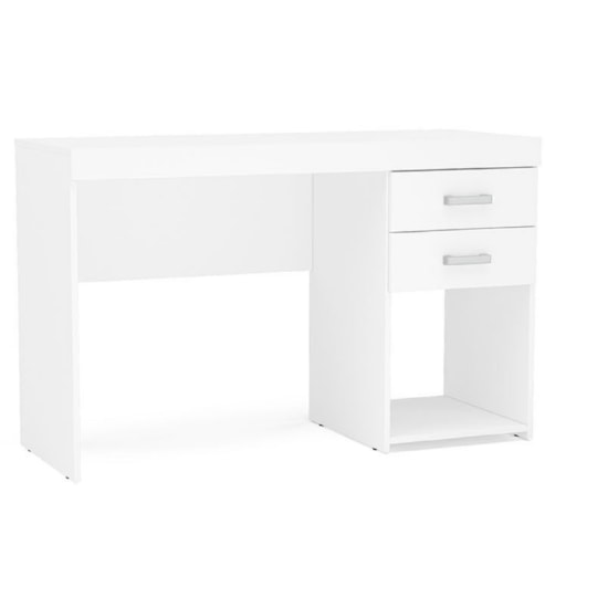 Escrivaninha 120Cm Politorno Malta 2 G Branco Escrivaninha 120Cm Politorno Malta 2 G Branco