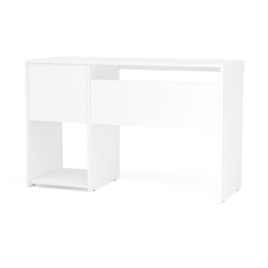 Escrivaninha 120Cm Politorno Malta 2 G Branco Escrivaninha 120Cm Politorno Malta 2 G Branco