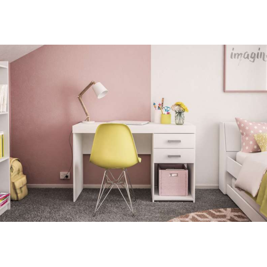 Escrivaninha 120Cm Politorno Malta 2 G Branco Escrivaninha 120Cm Politorno Malta 2 G Branco