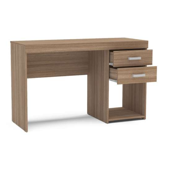 Escrivaninha 120Cm Politorno Malta 2 G Castanho Escrivaninha 120Cm Politorno Malta 2 G Castanho