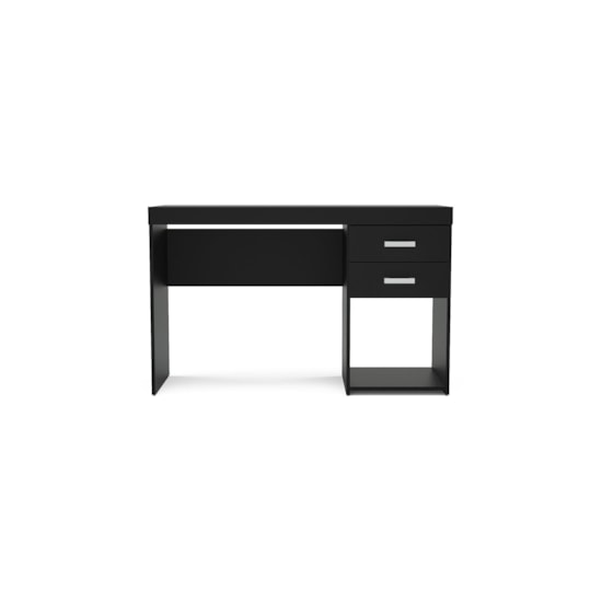 Escrivaninha 120Cm Politorno Malta 2 G Preto Escrivaninha 120Cm Politorno Malta 2 G Preto