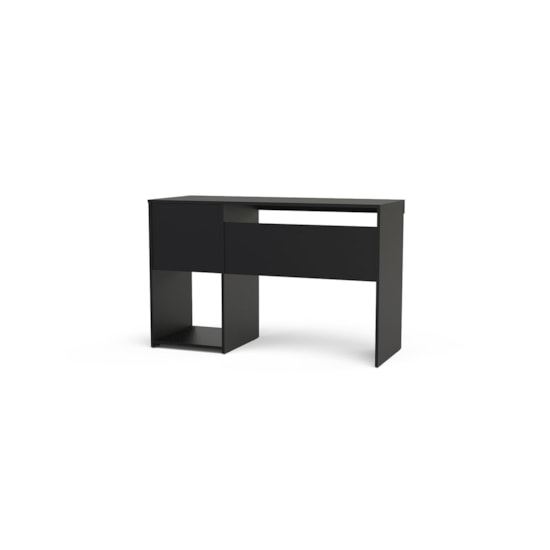 Escrivaninha 120Cm Politorno Malta 2 G Preto Escrivaninha 120Cm Politorno Malta 2 G Preto