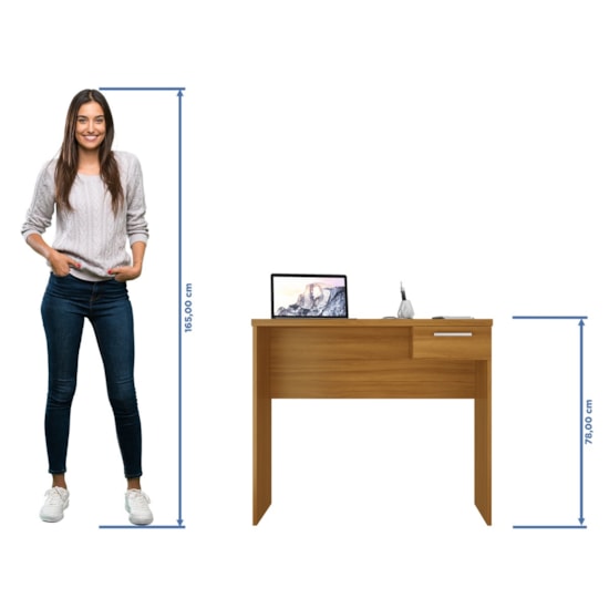 Escrivaninha 90Cm Office Notável Freijo Trend Escrivaninha 90Cm Office Notável Freijo Trend