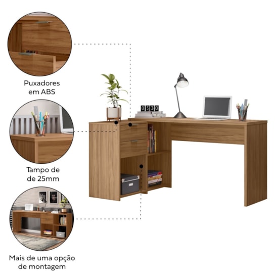Escrivaninha Canto E Reto Office Notável Freijo Trend Escrivaninha Canto E Reto Office Notável Freijo Trend