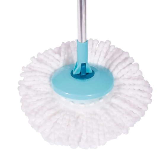 Esfregão Mop Limpeza Prática Mor Azul/Cinza Esfregão Mop Limpeza Prática Mor Azul/Cinza