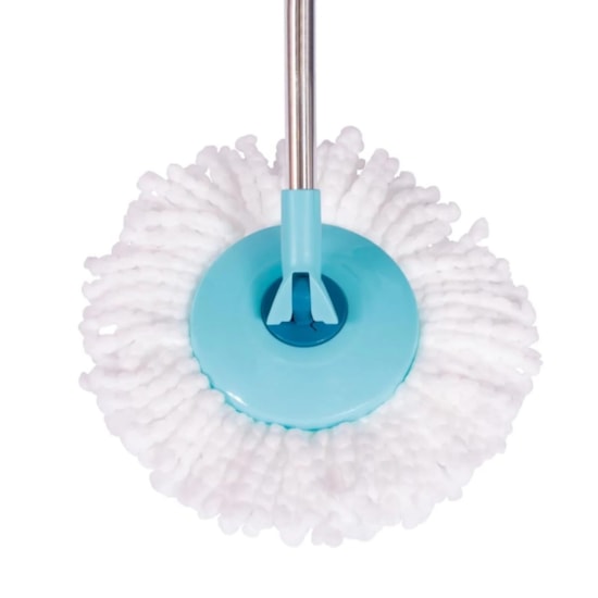 Esfregão Mop Limpeza Prática Mor Azul/Cinza Esfregão Mop Limpeza Prática Mor Azul/Cinza