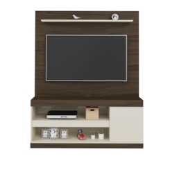 Estante Home Capri Para Tv Até 60 Artely Amendoa Off White Estante Home Capri Para Tv Até 60 Artely Amendoa Off White