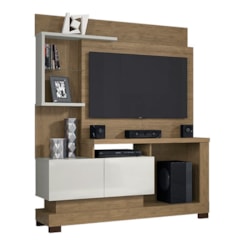 Estante Home Turin 1,60Mts Linea Brasil Avela/Offwhite Estante Home Turin 1,60Mts Linea Brasil Avela/Offwhite