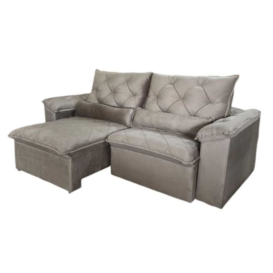 Estofado 2,30 Metros Camboriu Veludo Veludo Castor 6265 Estofado 2,30 Metros Camboriu Veludo Veludo Castor 6265