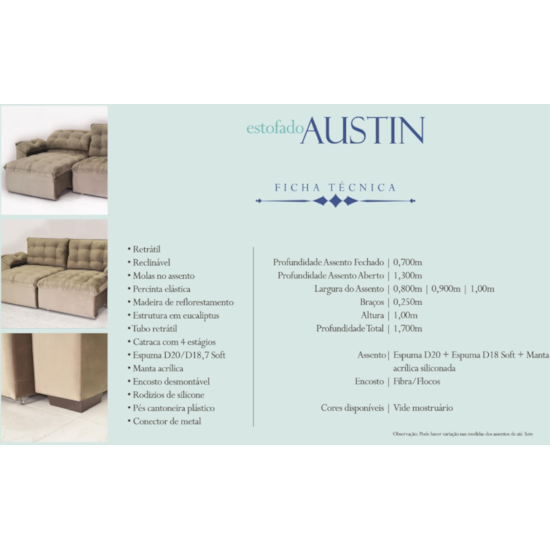 Estofado Sofa Sofa Retratil