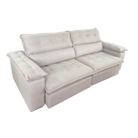 Estofado 2,56 Mt Jobi Estofart 4 Lugares Linho Cinza B2322 Estofado 2,56 Mt Jobi Estofart 4 Lugares Linho Cinza B2322