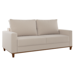 Estofado Living Palazo 180M Moveis Viero Linho Bronze