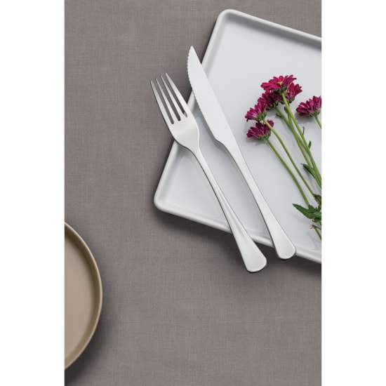 Faqueiro Aço Inox Havana 24 Peças Inox Faqueiro Aço Inox Havana 24 Peças Inox