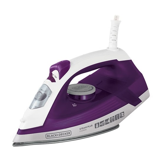 Ferro A Vapor Ceramic Black Deck Fx2500 Branco/Roxo