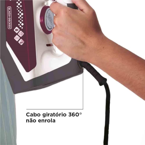 Ferro A Vapor Ceramic Black Deck Fx3080 Roxo Ferro A Vapor Ceramic Black Deck Fx3080 Roxo