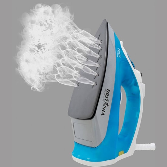 Ferro A Vapor Fb167 N Britânia Branco Azul Ferro A Vapor Fb167 N Britânia Branco Azul