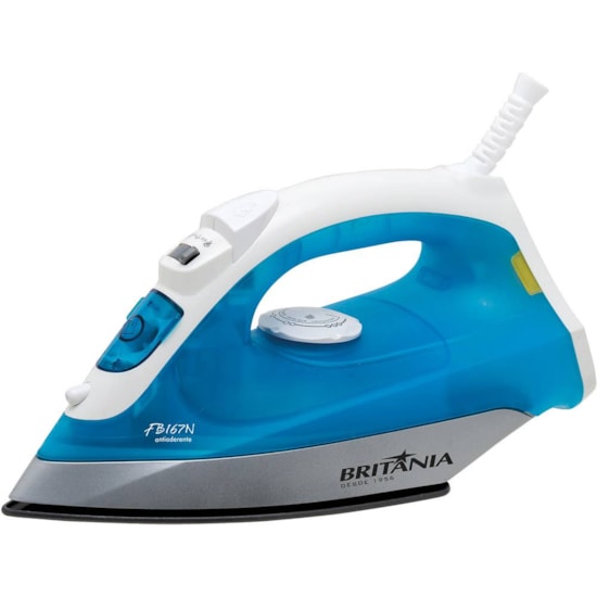 Ferro A Vapor Fb167 N Britânia Branco Azul Ferro A Vapor Fb167 N Britânia Branco Azul