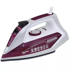 Ferro A Vapor Gliss Aj3032 Black&Decker Branco/Vinho Ferro A Vapor Gliss Aj3032 Black&Decker Branco/Vinho