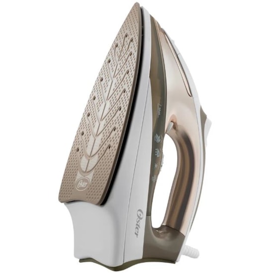 Ferro De Passar A Vapor Oster Ultra Care Branco E Dourado Ferro De Passar A Vapor Oster Ultra Care Branco E Dourado
