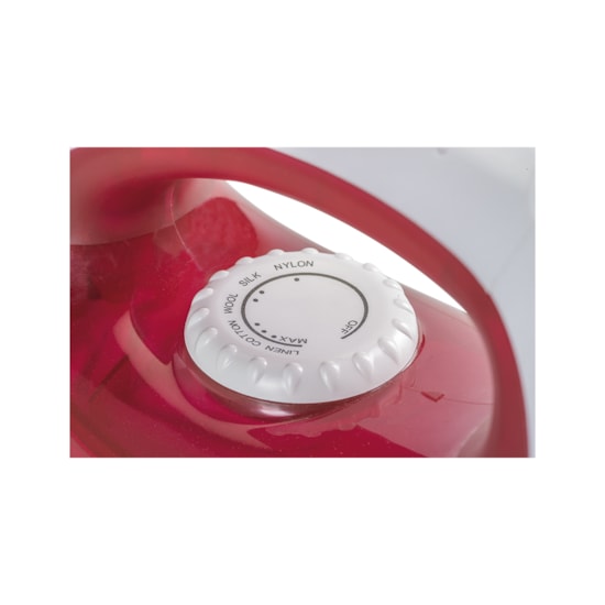 Ferro De Passar Cerâmico Agratto 220V Branco/Vermelho Ferro De Passar Cerâmico Agratto 220V Branco/Vermelho
