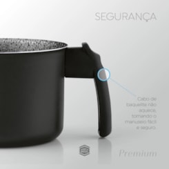 Fervedor Aluminio 14Cm Aa St Prata/Grafite