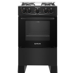 Fogão 4 Bocas Acendimento Automatico Atlas Monaco Plus Preto