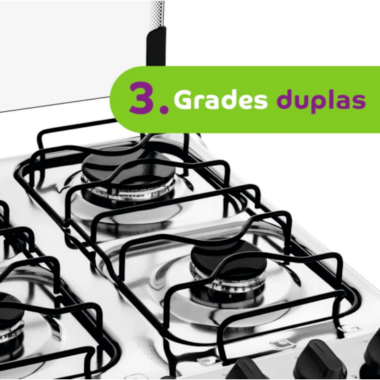 Fogão 4 Bocas Acendimento Automatico Cfo Branco