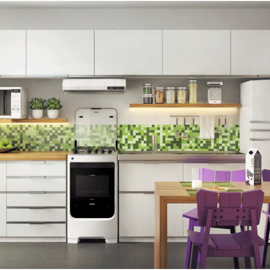 Fogão 4 Bocas Acendimento Automatico Cfo Branco