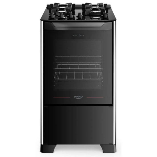 Fogão 4 Bocas Dako Magister Preto Fogão 4 Bocas Dako Magister Preto