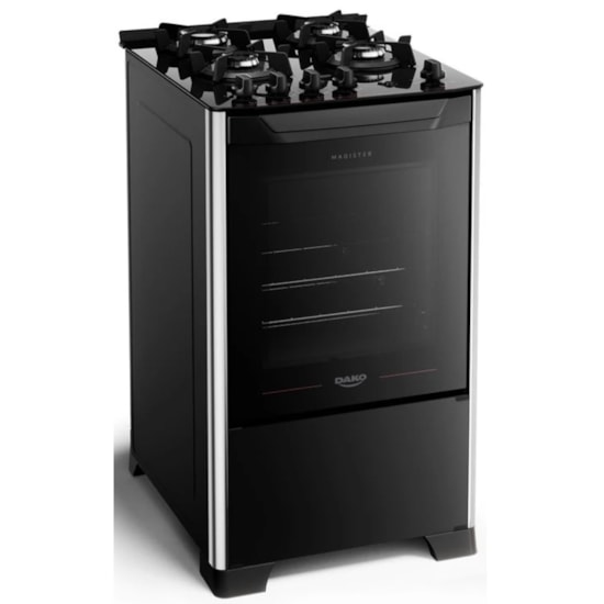 Fogão 4 Bocas Dako Magister Preto Fogão 4 Bocas Dako Magister Preto