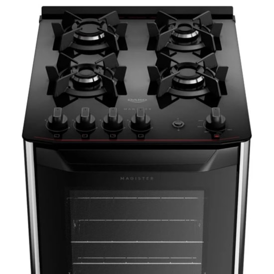 Fogão 4 Bocas Dako Magister Preto Fogão 4 Bocas Dako Magister Preto