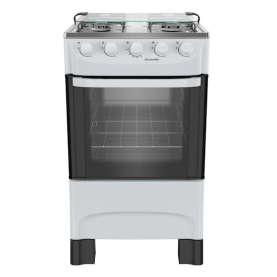 Fogão 4 Bocas Moderatto Mfi4ba Mueller Branco Fogão 4 Bocas Moderatto Mfi4ba Mueller Branco
