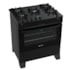 Fogão 5 Bocas Atlas Monaco Top Glass Preto