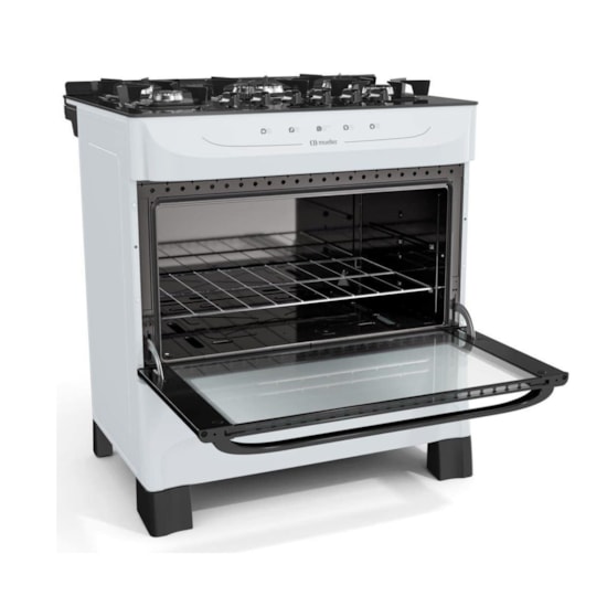 Fogão 5 Bocas Fratello Vetro Mfv5bb Muel Branco