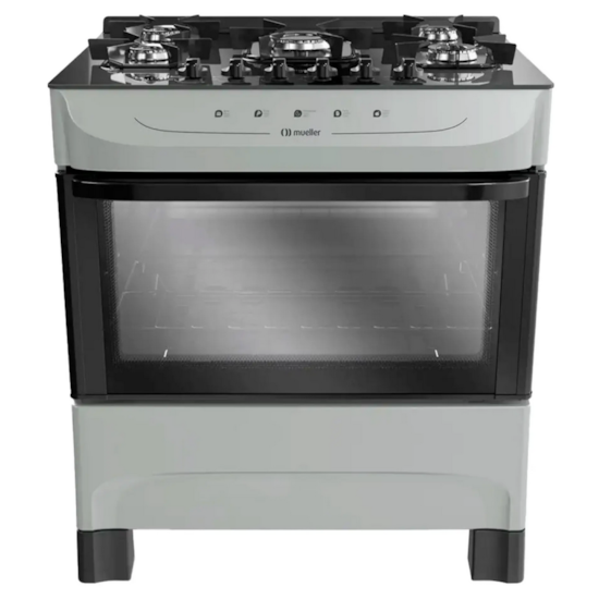 Fogão 5 Bocas Fratello Vetro Mfv5bb Mueller Titânio