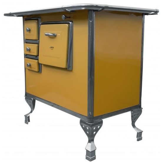 Fogão A Lenha Gabinete Alto Maestro Dir Amarelo Fogão A Lenha Gabinete Alto Maestro Dir Amarelo