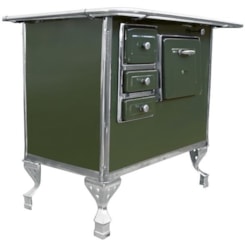 Fogão A Lenha Gabinete Alto Maestro Dir Verde Fogão A Lenha Gabinete Alto Maestro Dir Verde