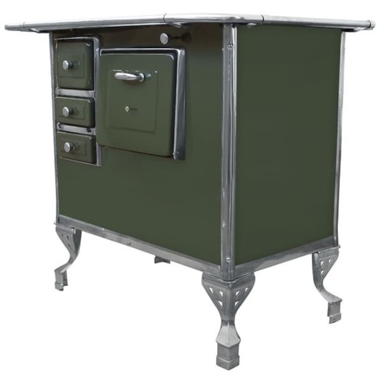 Fogão A Lenha Gabinete Alto Maestro Dir Verde Fogão A Lenha Gabinete Alto Maestro Dir Verde