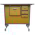 Fogão A Lenha Gabinete Alto Maestro Esq Amarelo
