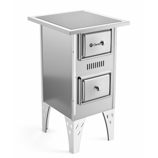 Fogão A Lenha Nr 0 Vitrocerâmico Inox Inox Fogão A Lenha Nr 0 Vitrocerâmico Inox Inox