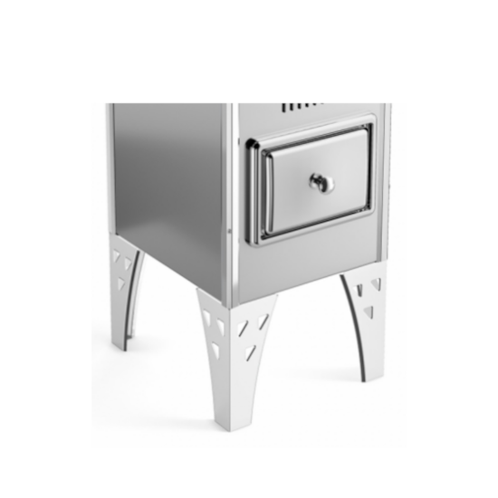 Fogão A Lenha Nr 0 Vitrocerâmico Inox Inox Fogão A Lenha Nr 0 Vitrocerâmico Inox Inox