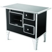 Produto Fogão A Lenha Nr2 Esquerdo Vitrocerâmico Pt Preto