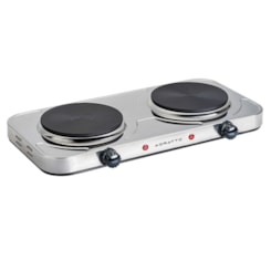 Fogão Cooktop Elétrico 2 Bocas Agratto 220V Inox