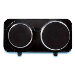 Fogão Cooktop Elétrico 2 Bocas Agratto Preto 220V Preto