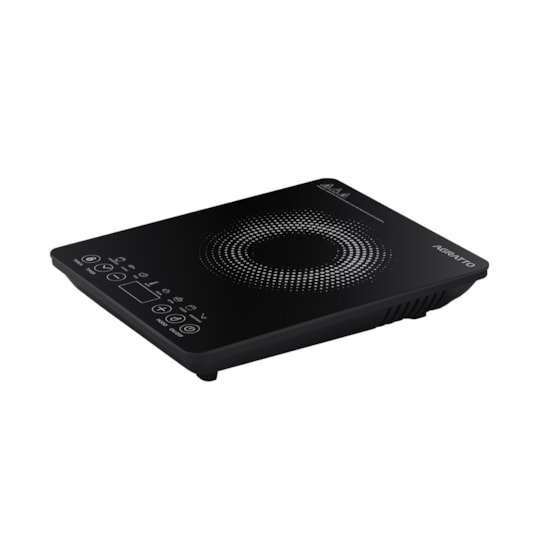 Fogão Cooktop Induçao 1 Bc Agratto 220V Preto Fogão Cooktop Induçao 1 Bc Agratto 220V Preto