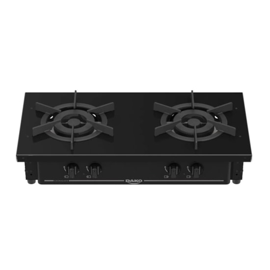Fogao Industrial 2 Bocas Couracado Dako  Preto