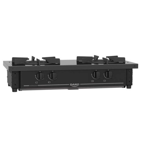 Fogao Industrial 2Q Couracado Dako Preto