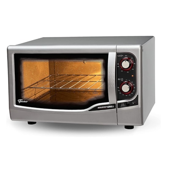 Forno Elétrico Fischer Gourmet 44L 220V  Prata Forno Elétrico Fischer Gourmet 44L 220V  Prata